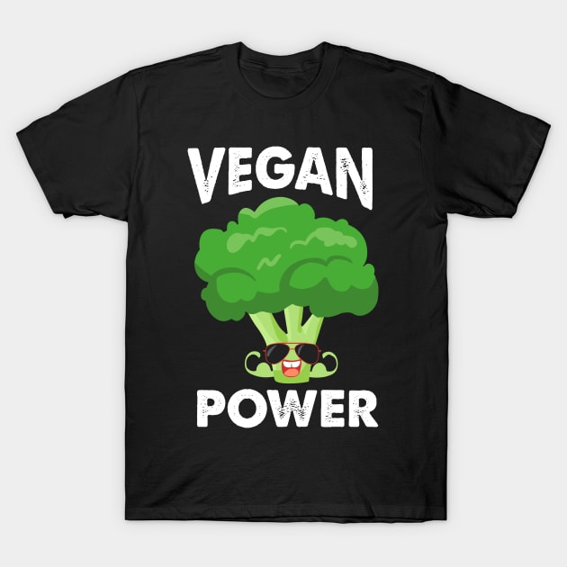 Vegan Power T-Shirt gift T-Shirt by Lomitasu